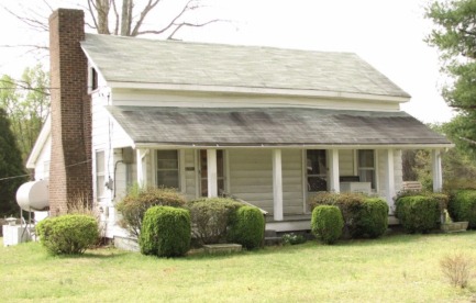 Original farmhouse (partially made from logs)