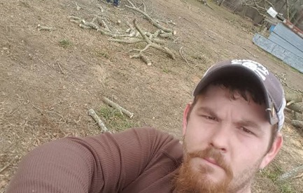 ME and my grandfather out in one of goat pastures