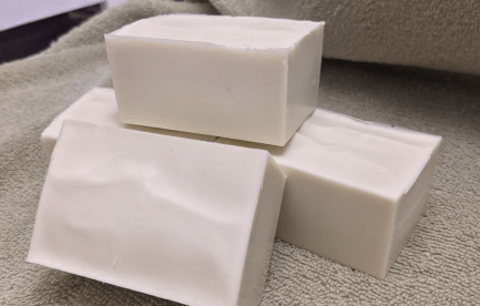 Some goats milk soap I've made