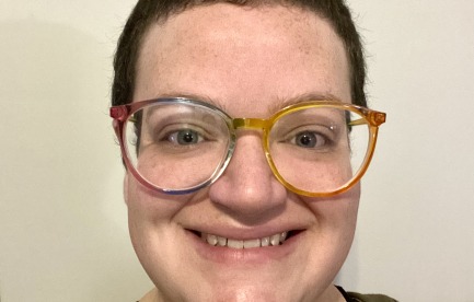 Picture of woman wearing glasses.