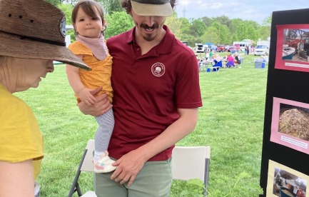 Nick Tabling at Earth Day Event