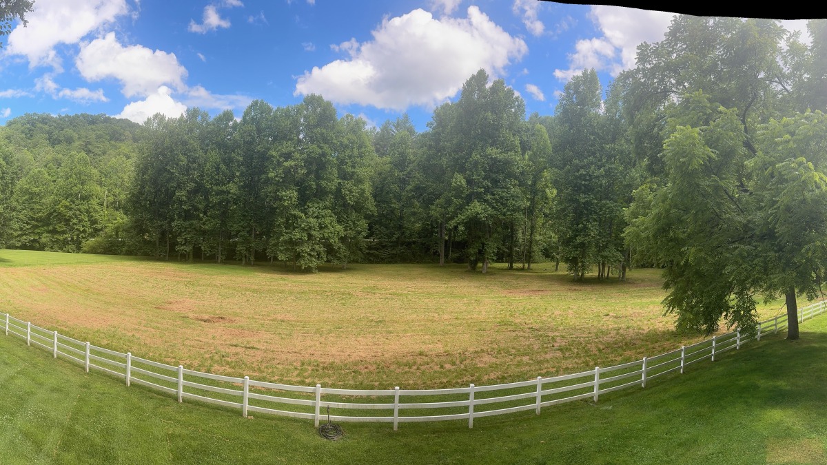 This is a vewpoint from the main house on the property and depicts the 5 acre parcel we want to develop.