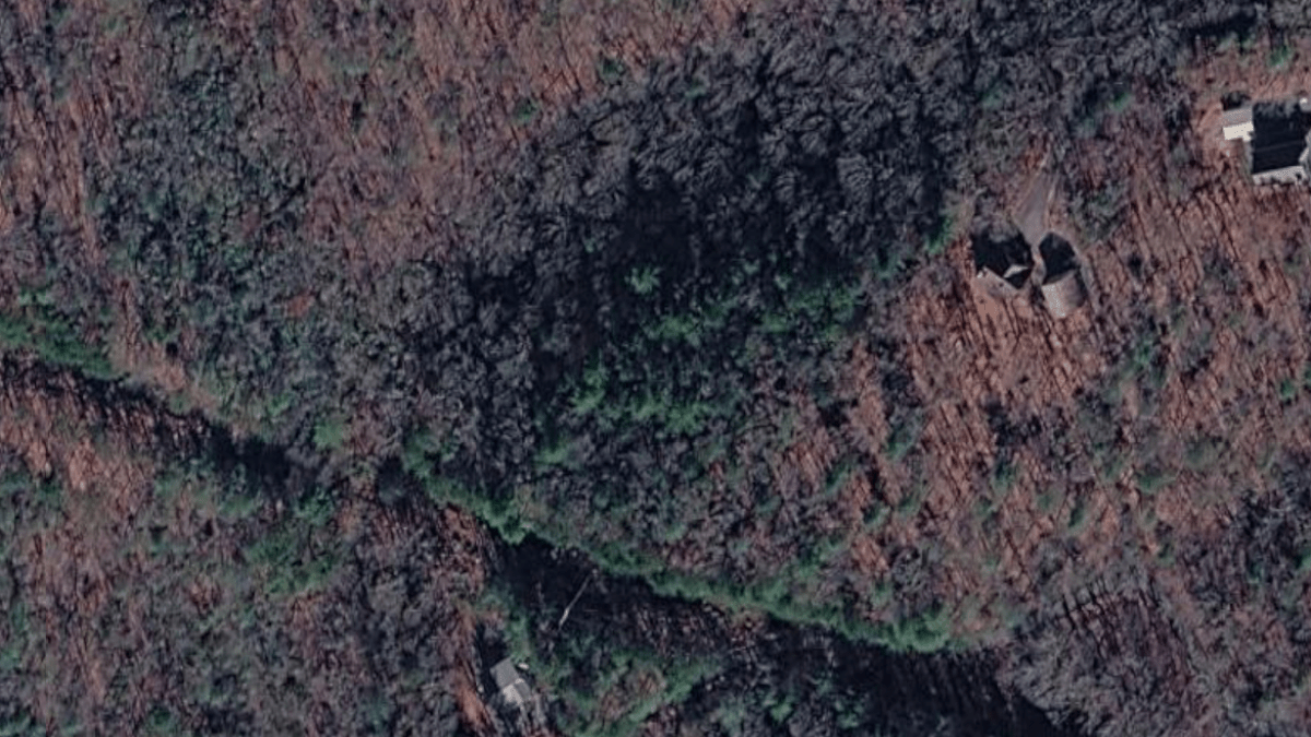GPS coordinates photo of land