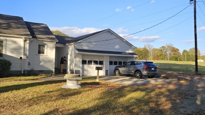 Back facing garage for privacy 