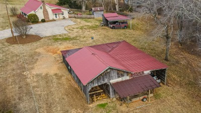 view of existing barn