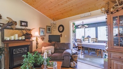 Upstairs 1BR apartment with large sunroom