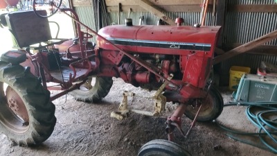 IH Cub tractor available for farmer use