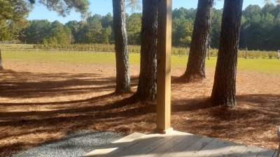 Airbnb porch view 