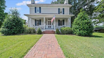 Front elevation of the circa 1835 home