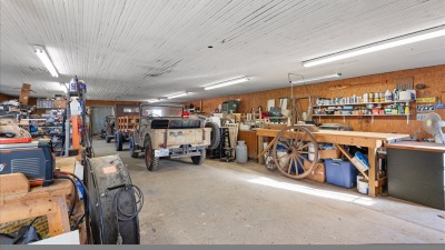 Interior of 2100 SQ ft. workshop.