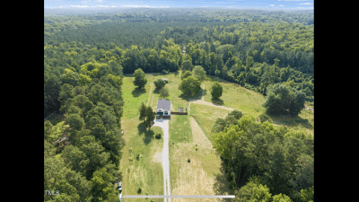Aerial shot of the property 