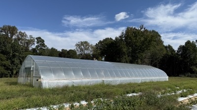 30x96 high tunnel w/ roll up sides