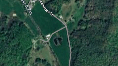 aerial view of Childers farm