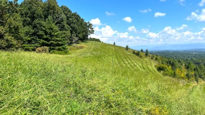 Side view of the ridge
