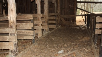 Shows stalls in old barn