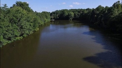Ariel rear pond