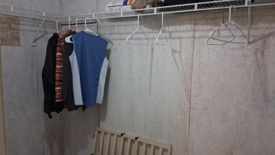 huge primary closet