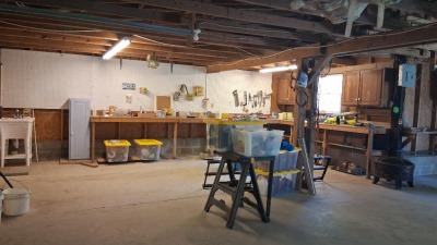 huge workshop and storage space
