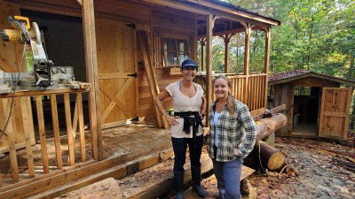 Building an off-grid cabin