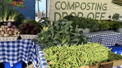 Farmers market stand