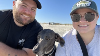 My wife and our sweet Rosie!!