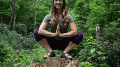 Kimber is a yoga teacher and would likely host classes at the farm