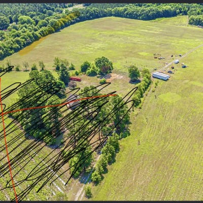 Open cleared flat land not marked off