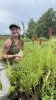 Me posing with Lobelia Cardinalis